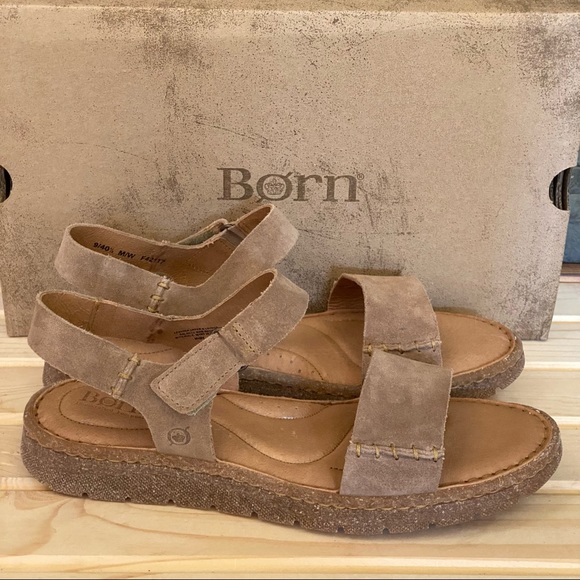 BORN • Madira Sandal in Taupe Suede - New In Box! Size 9 - Picture 14 of 16